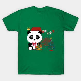 Panda Christmas T-Shirt